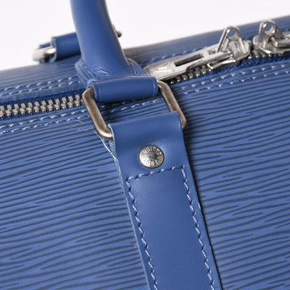 Louis Vuitton Boston Bag Keepall 45 Epi Miltille Silver — view 4