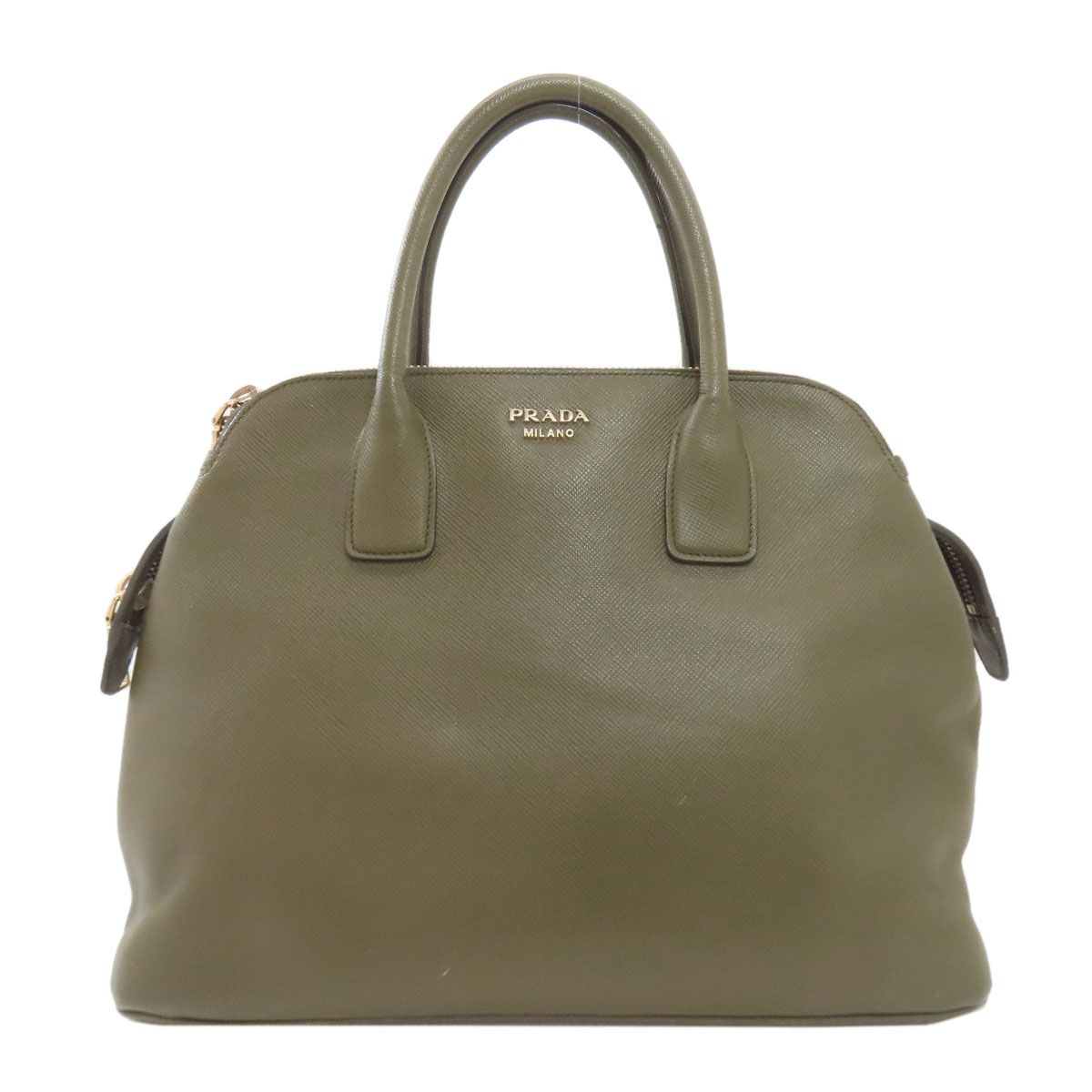 Prada Logo Handbag Saffiano
