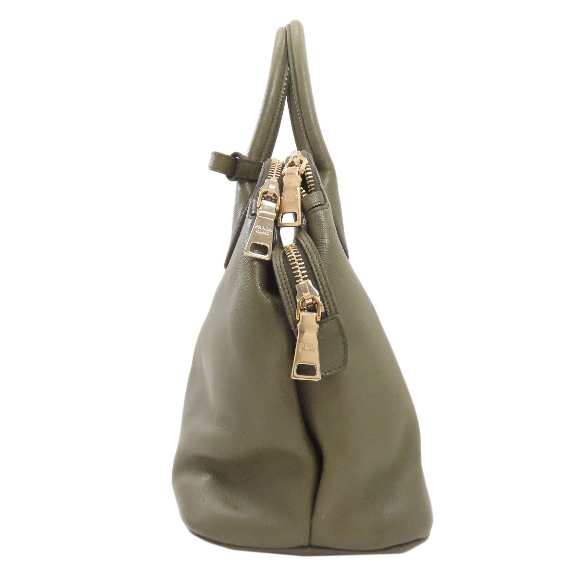 Prada Logo Handbag Saffiano — view 3