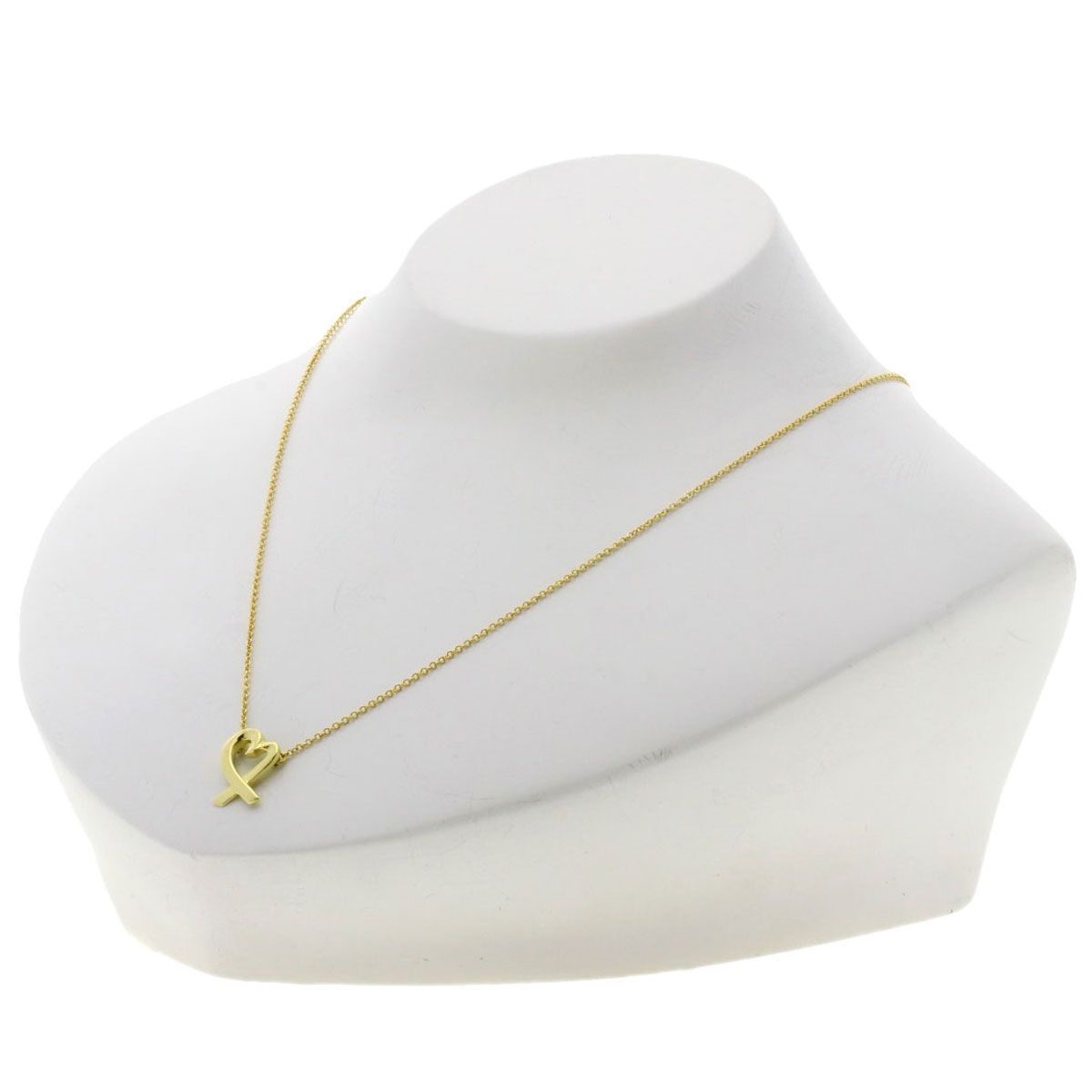 Tiffany & Co Loving Heart Necklace 18K Yellow Gold — view 4