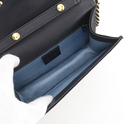 Gucci Broadway Square 2-Way Clutch Cotton Rhinestone Black — view 7