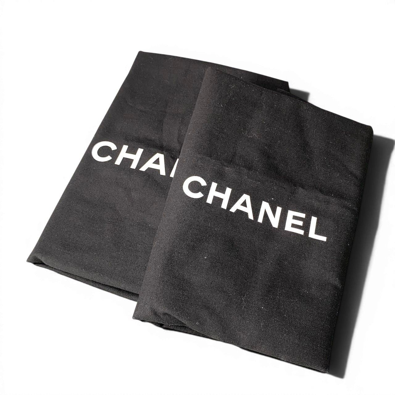 Chanel Leather Boots Long CC Logo Calfskin Shoes Black 37.5 — view 8