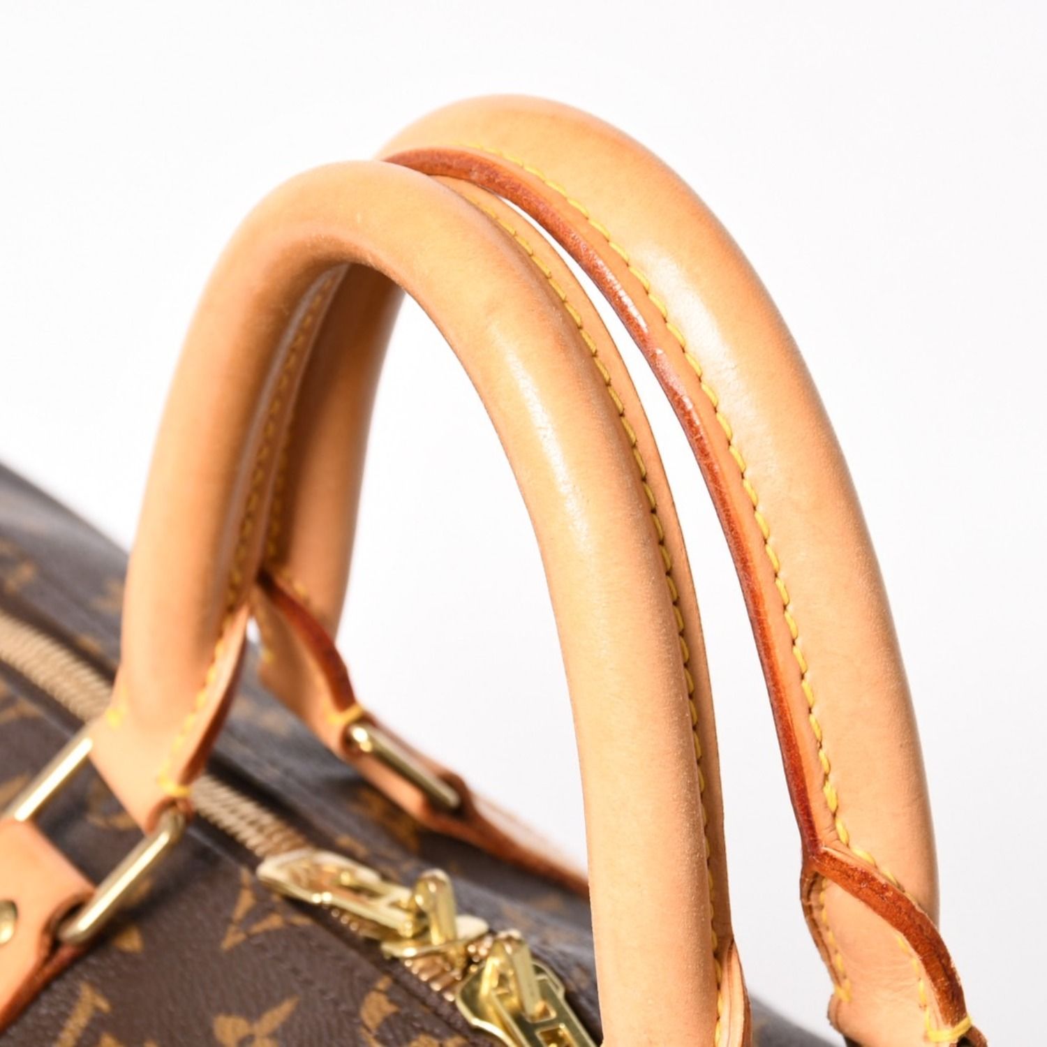 Louis Vuitton Keepall 50 Boston Bag Leather Monogram Gold — view 5