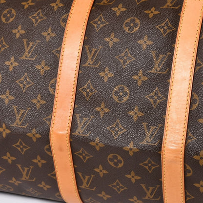 Louis Vuitton Keepall 50 Boston Bag Leather Monogram Gold — view 8