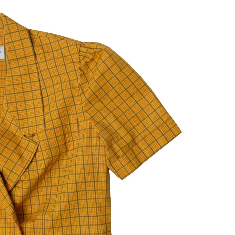 Dior Vintage Jacket 9 Check Double Short Sleeve — view 4