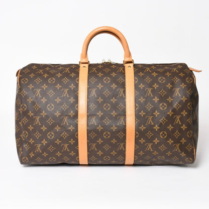 Louis Vuitton Keepall 50 Boston Bag Leather Monogram Gold — view 2