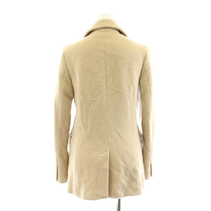 Max Mara White Tag Short Double Coat Pea Camel 38 Beige — view 3