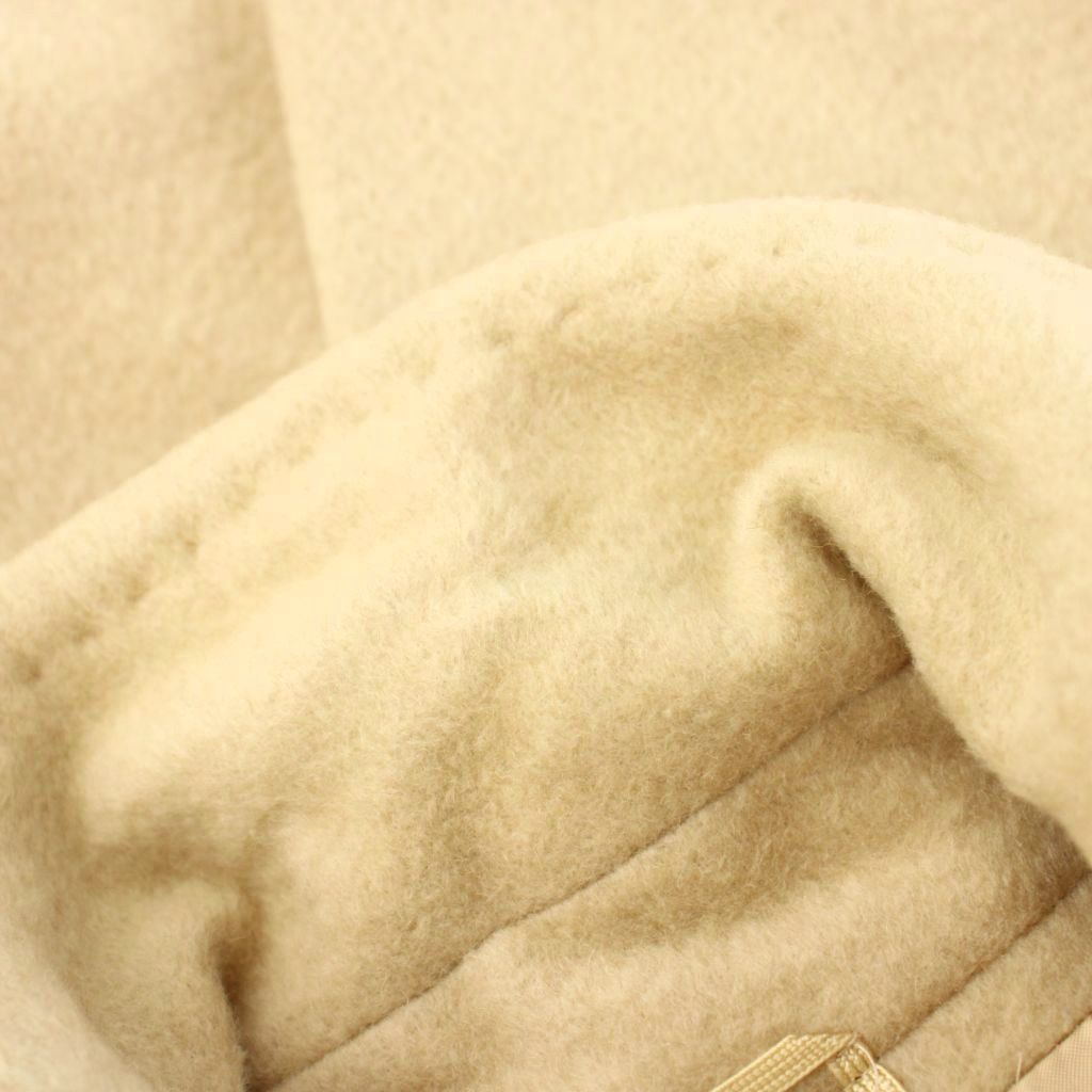 Max Mara White Tag Short Double Coat Pea Camel 38 Beige — view 8