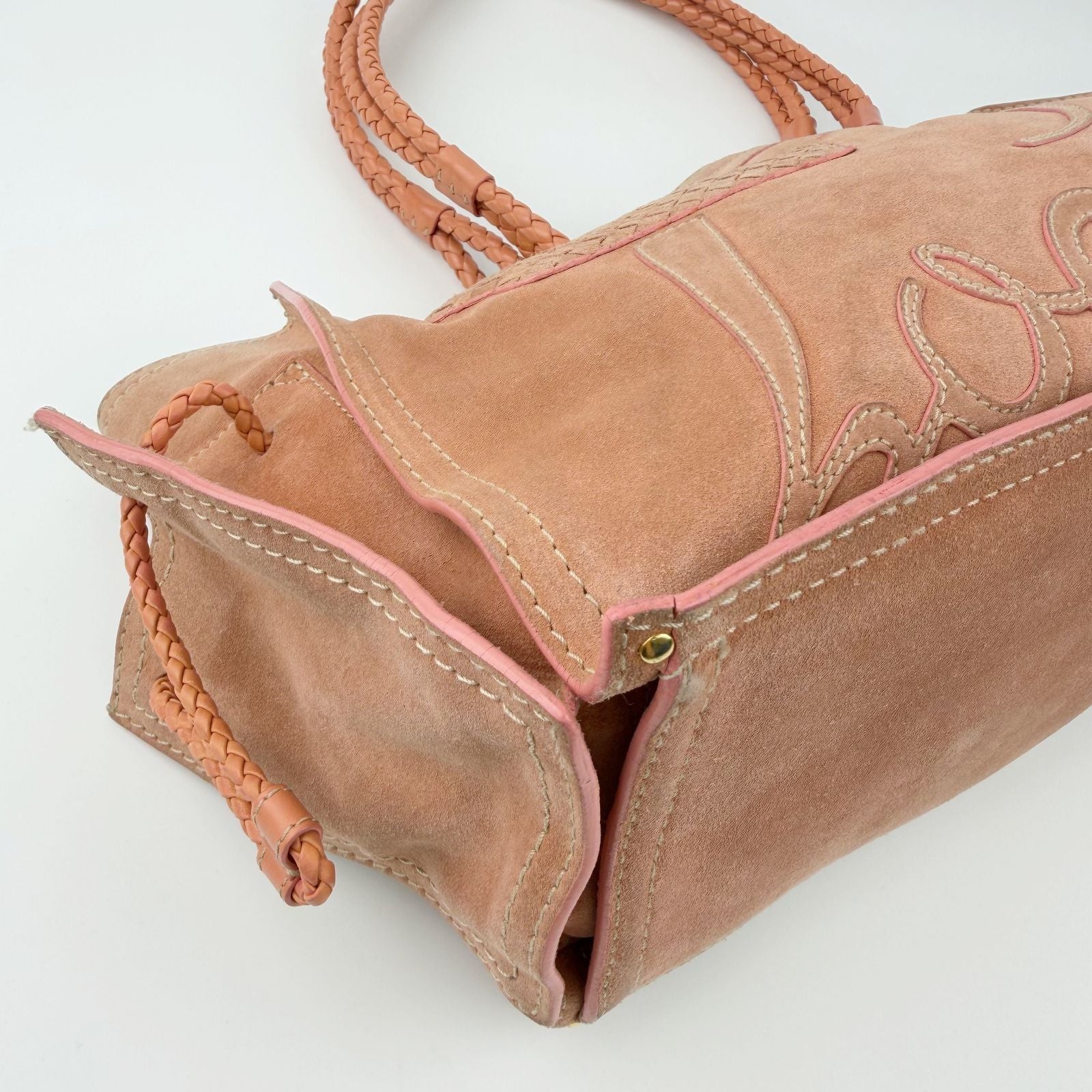 Loewe Anagram Tote Bag Pink — view 7
