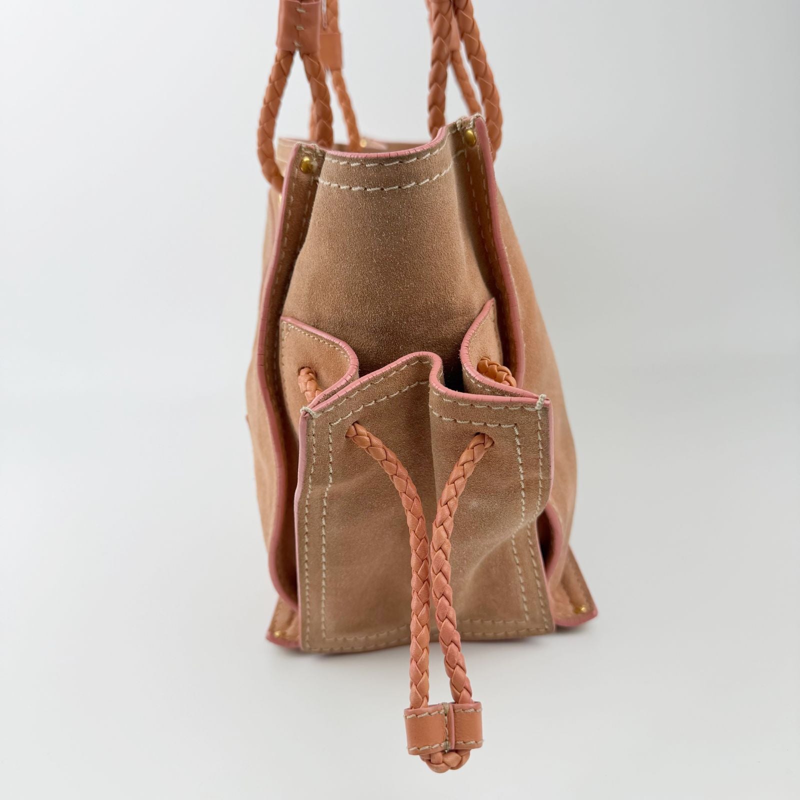 Loewe Anagram Tote Bag Pink — view 4