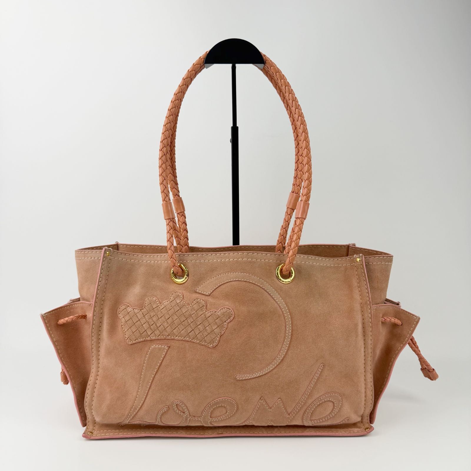 Loewe Anagram Tote Bag Pink — view 2