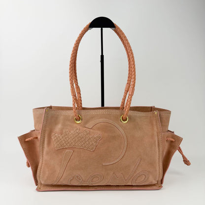 Loewe Anagram Tote Bag Pink — view 2