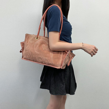 Loewe Anagram Tote Bag Pink