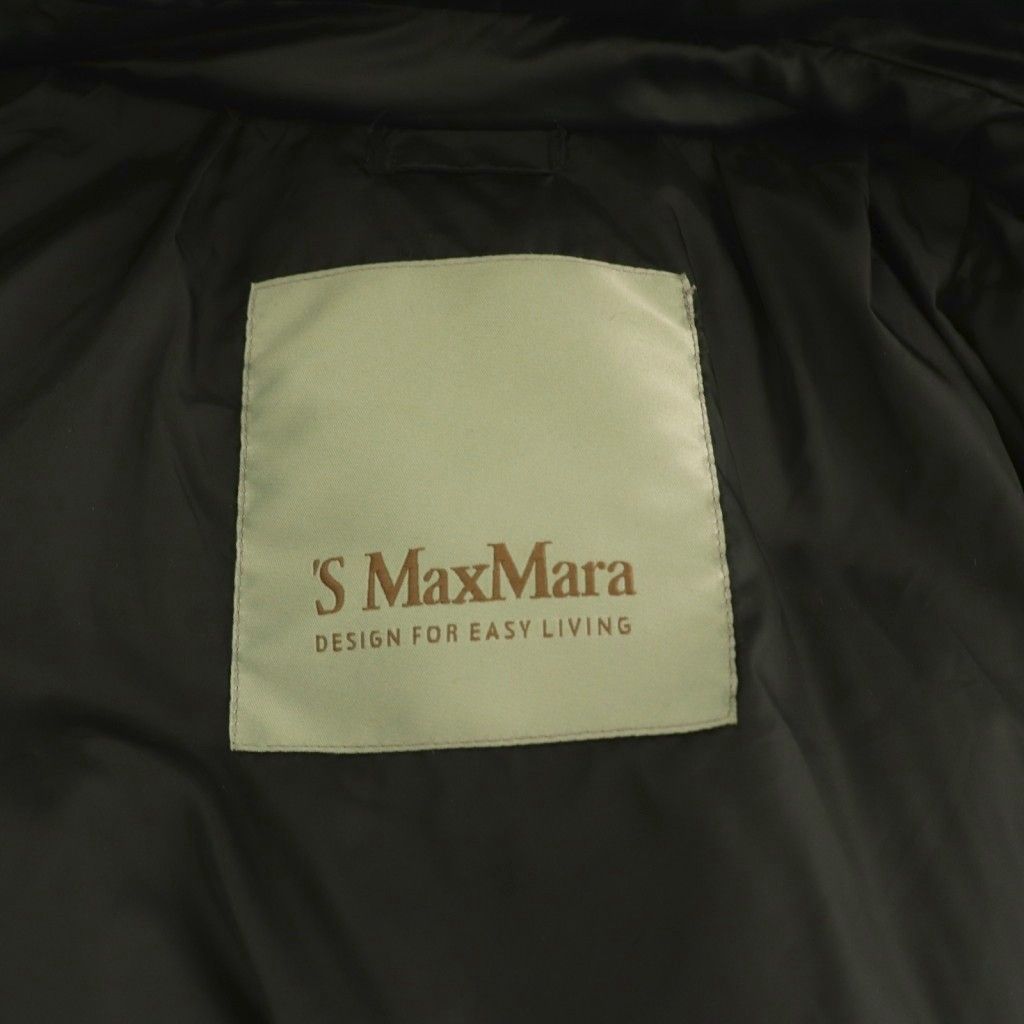 Max Mara S 'S Down Coat 36 Black — view 7