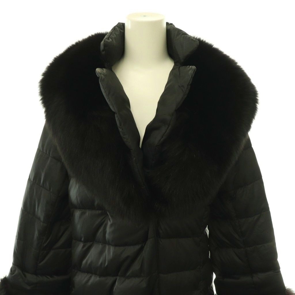 Max Mara S 'S Down Coat 36 Black — view 5