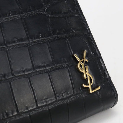 Saint Laurent Zip Around Wallet Cassandra Round Zip Calfskin — view 8