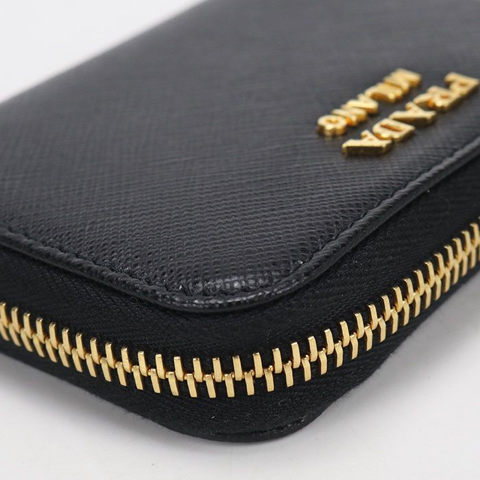 Prada Coin Case Saffiano Robot 1 268 Purse Calfskin — view 6