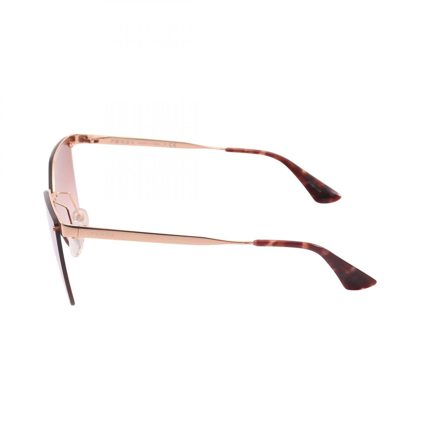 Prada Sunglasses Gradient Lens Half Rim Eyewear — view 3