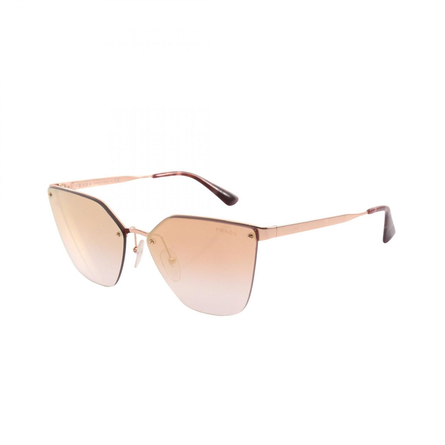 Prada Sunglasses Gradient Lens Half Rim Eyewear — view 2