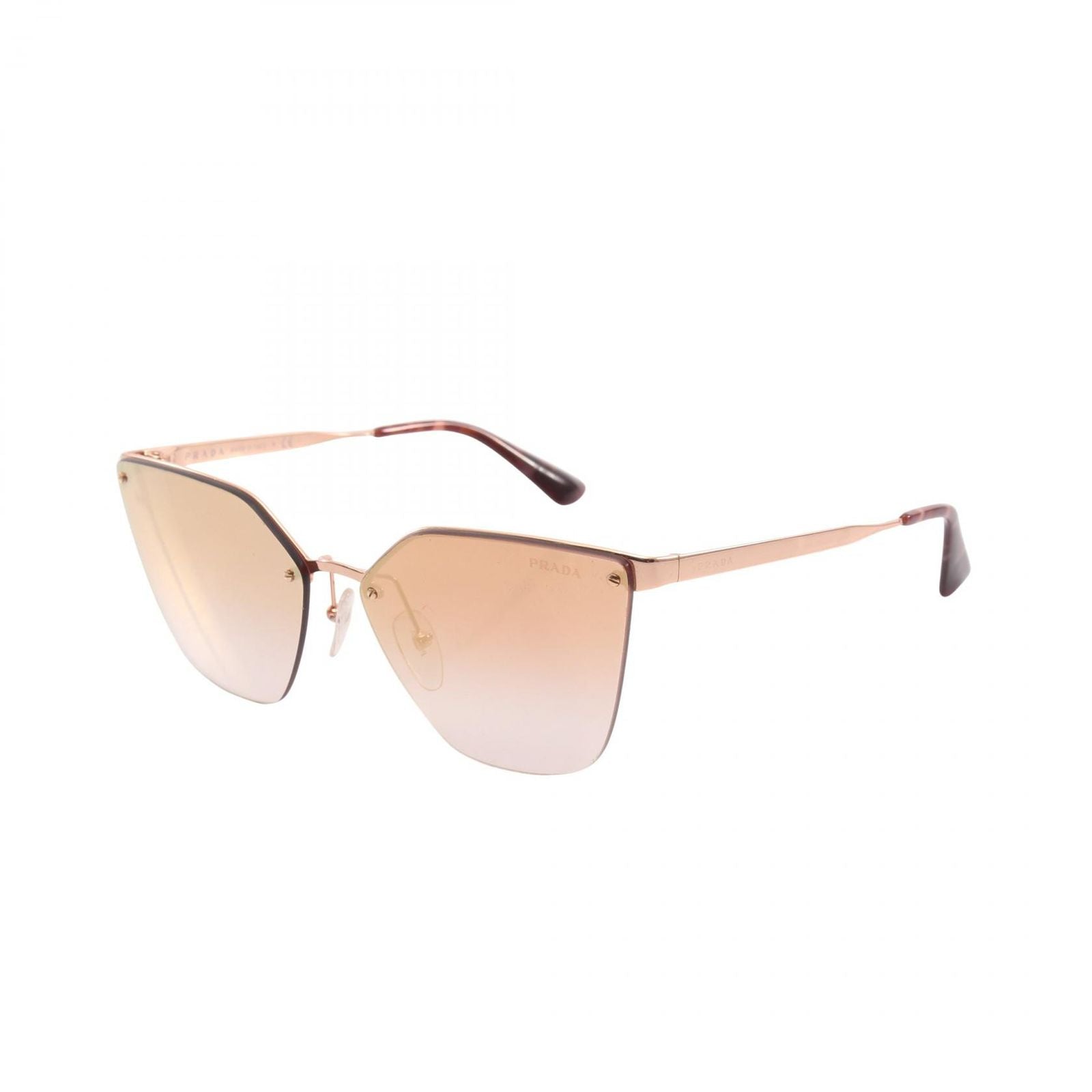 Prada Sunglasses Gradient Lens Half Rim Eyewear — view 2