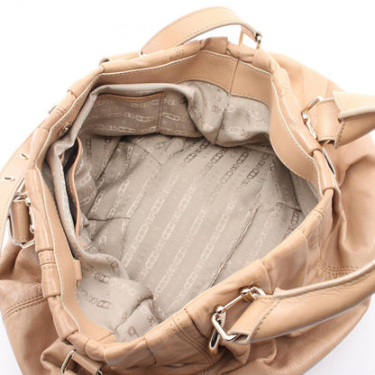 Celine Handbag Pillow Small 2-Way Beige Leather Shoulder Bag — view 3