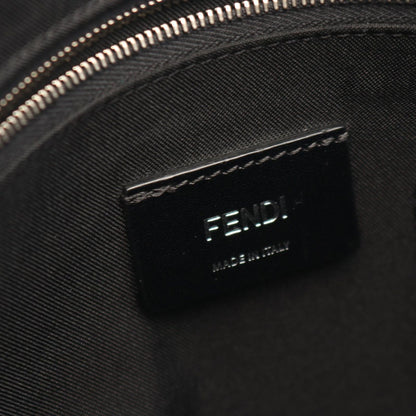 Fendi Tote Bag Bugs Monster Black Nylon Leather — view 4