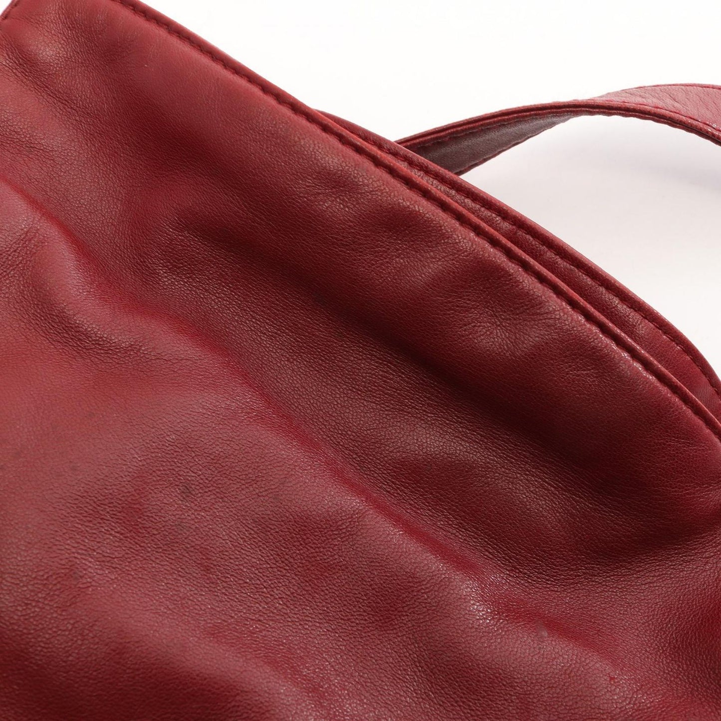 Loewe Shoulder Bag Anagram Bordeaux Leather — view 6