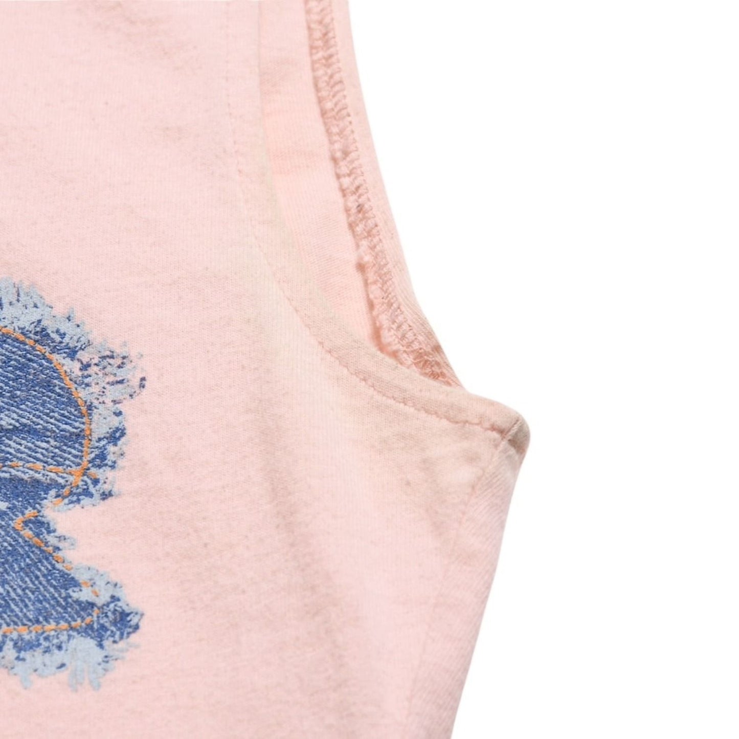 Dior Denim Logo Sleeveless Tank Top Galliano Era 36 — view 8
