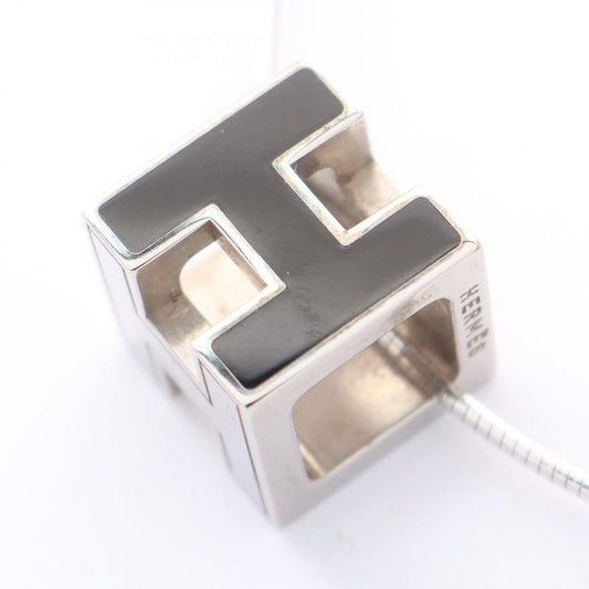 Hermes Necklace Cage d'H Cube Stainless Steel
