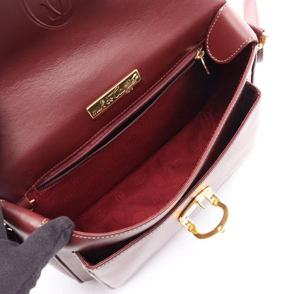 Cartier Shoulder Bag Must Line Bordeaux Leather — view 3