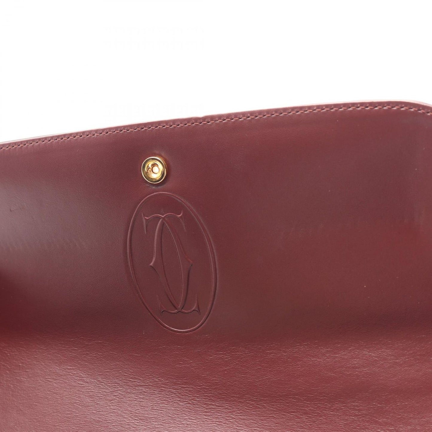 Cartier Shoulder Bag Must Line Bordeaux Leather — view 5
