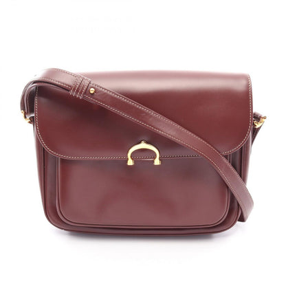 Cartier Shoulder Bag Must Line Bordeaux Leather