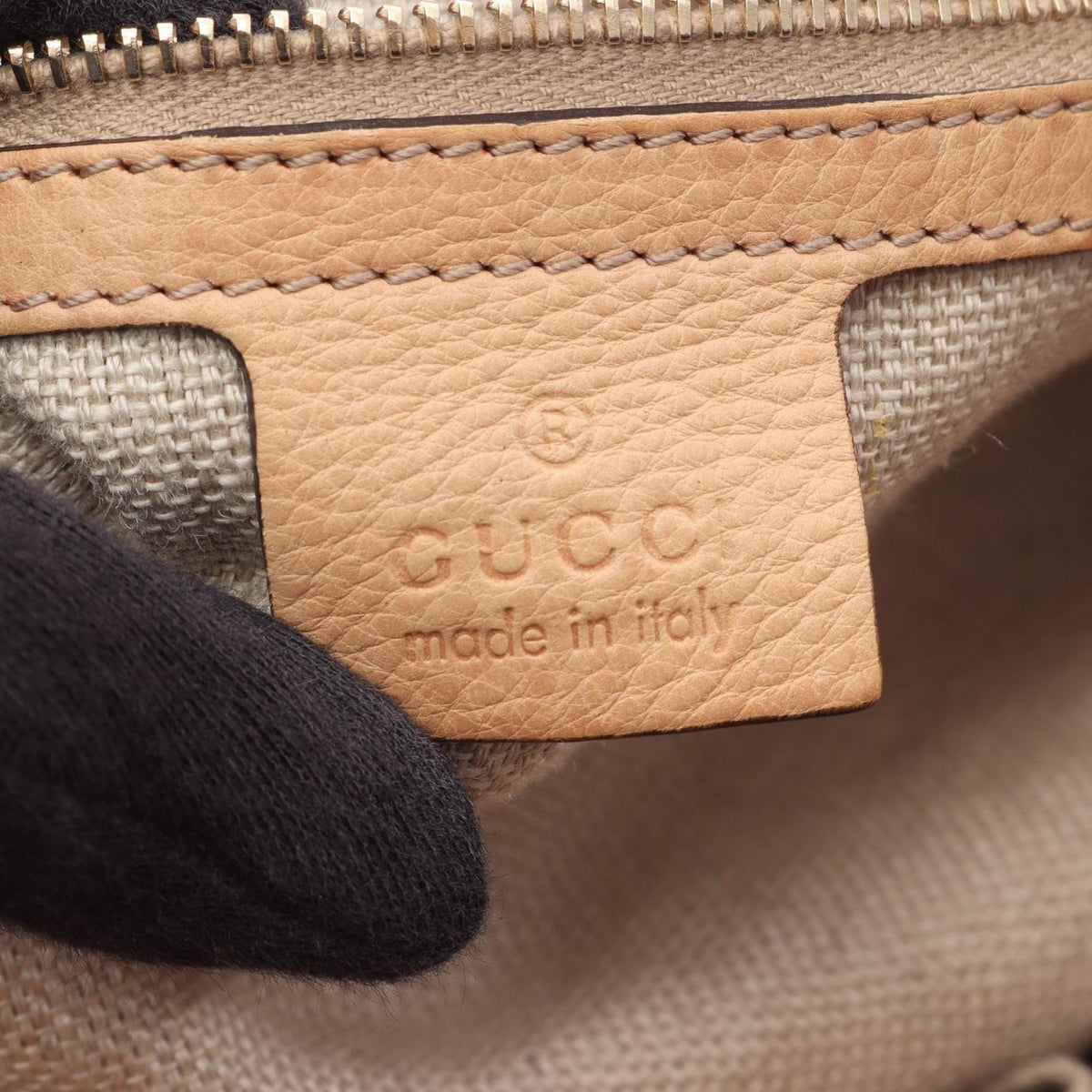 Gucci Shoulder Bag Marrakech Beige Leather — view 4