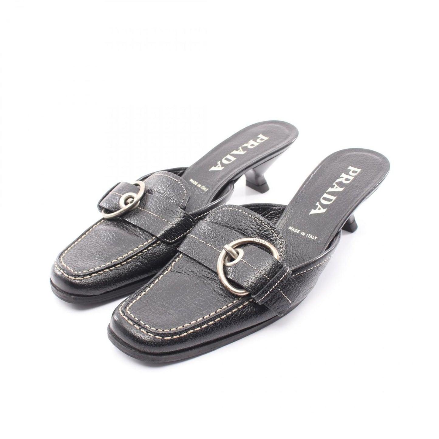 Prada Mules Loafers Leather