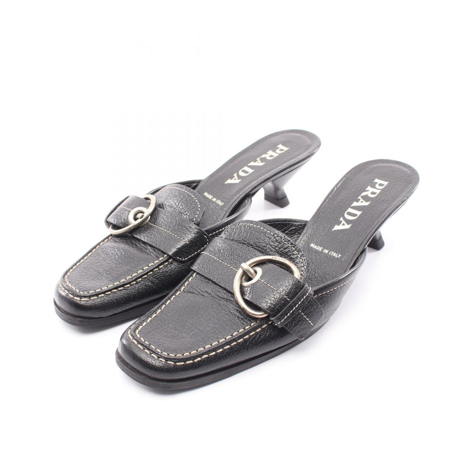 Prada Mules Loafers Leather