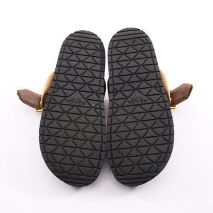 Prada Sandals Triangle Logo Fabric — view 4
