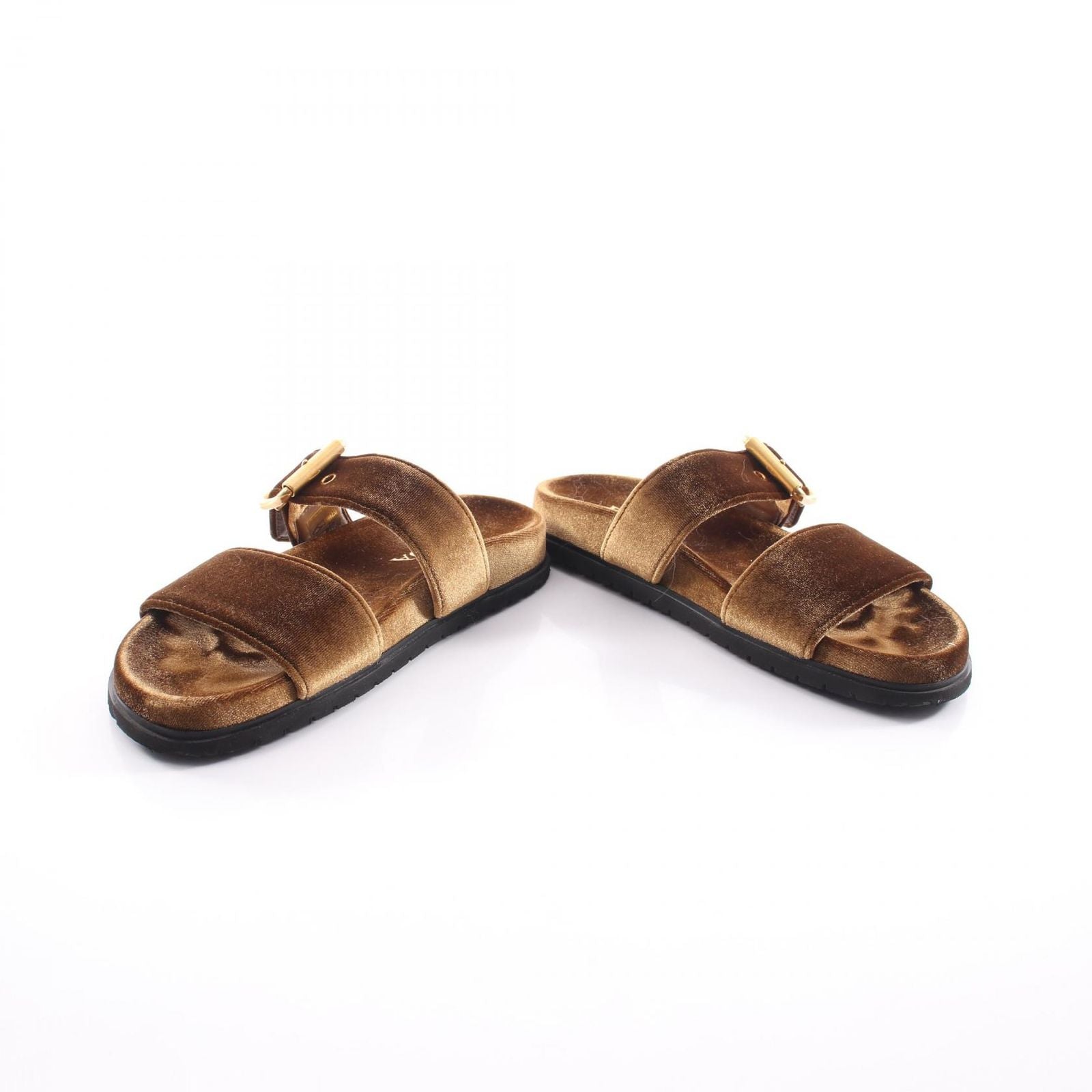 Prada Sandals Triangle Logo Fabric — view 3