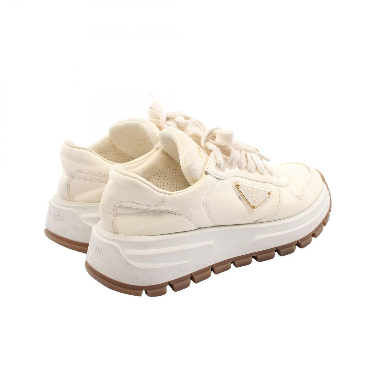 Prada Sneakers Prax 01 White Leather — view 2