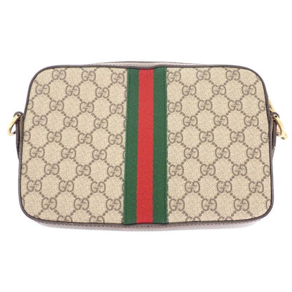 Gucci Double Ophidia Shoulder 2-Way Clutch GG Supreme Canvas Leather Brown — view 3