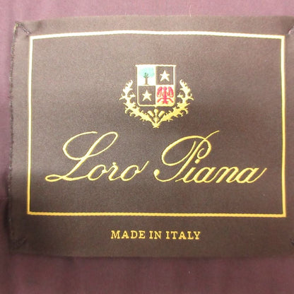 Loro Piana Coat Cashmere Rib Collar Storm System Wine — view 8
