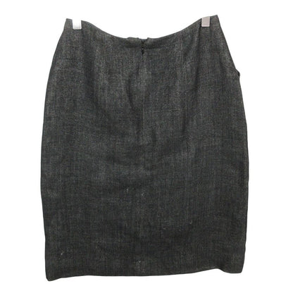 Chanel Suits Vintage Skirt Dark Gray — view 5