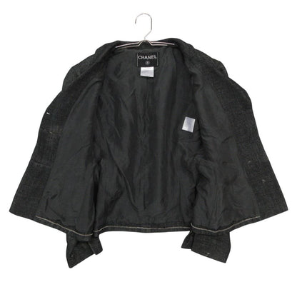 Chanel Suits Vintage Skirt Dark Gray — view 6