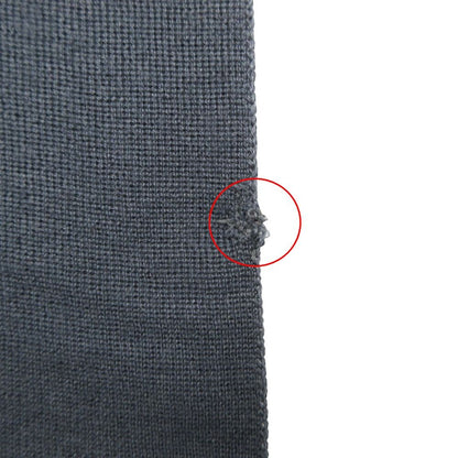 Hermes Shawl Cashmere Silk Scarf Logo Blue — view 6