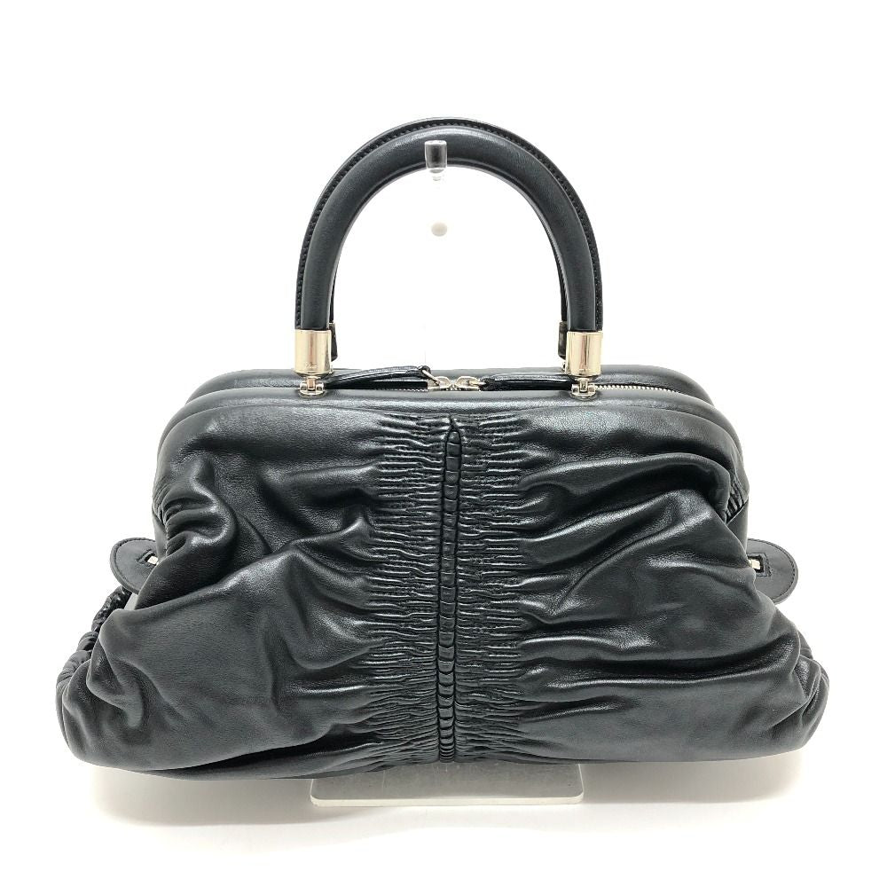 Dior Handbag Karenina CD Logo Leather Black — view 2
