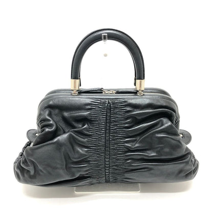 Dior Handbag Karenina CD Logo Leather Black — view 2