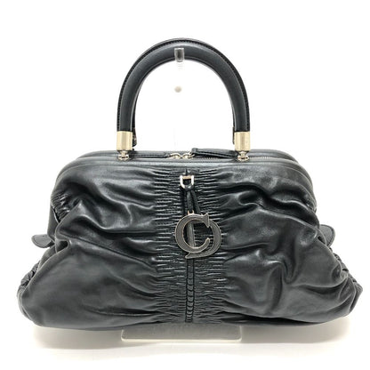 Dior Handbag Karenina CD Logo Leather Black