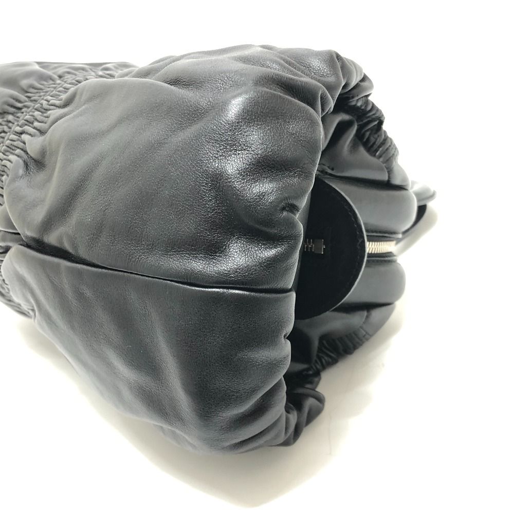 Dior Handbag Karenina CD Logo Leather Black — view 6