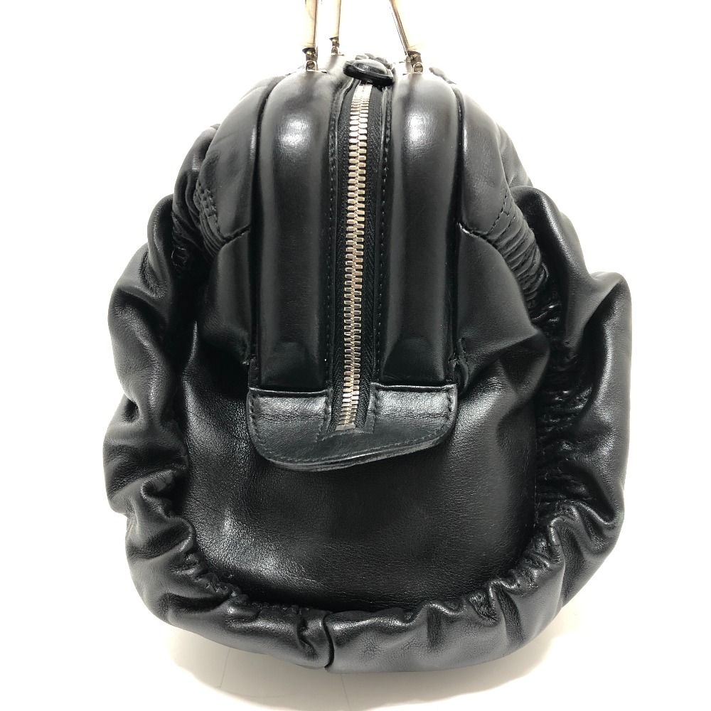 Dior Handbag Karenina CD Logo Leather Black — view 4