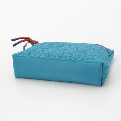 Gucci GG Scuba Small Clutch Pouch Blue — view 5