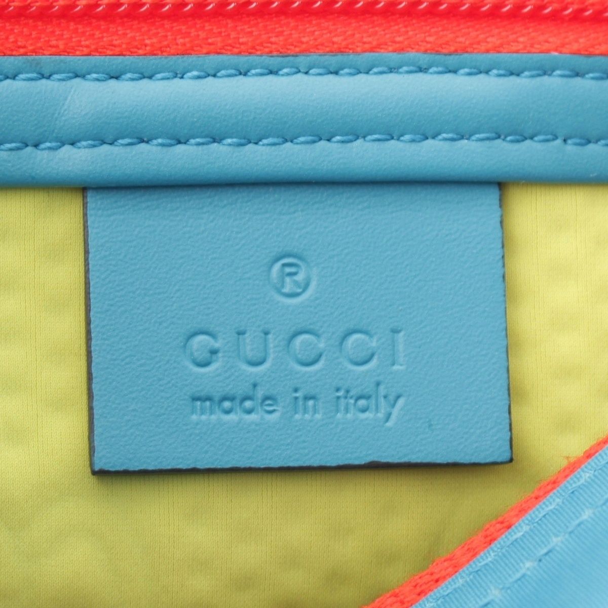 Gucci GG Scuba Small Clutch Pouch Blue — view 7